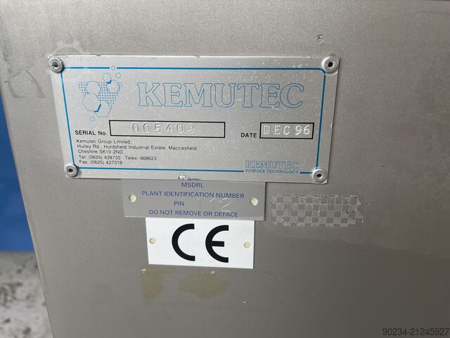 Mélangeur à ruban en acier inoxydable Kemutec Gardner 50 litres Kemutec 50 Litre