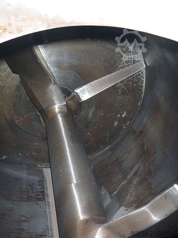 Mélangeur à pales Kates ATEX de 1700 litres, en acier au carbone avec double enveloppe KATES 1,700 LITRE