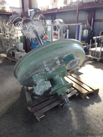 Dissolver 45 kW par Drais modèle RN 3-45 AS VAC pour fonctionnement sous vide avec cuve de mélange 2 DRAIS RN 3-45 AS VAC