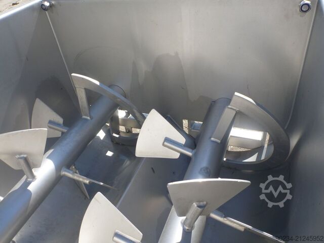 Mélangeur à palettes à double arbre Alco Food en acier inoxydable, volume total 330 L. ALCO FOOD MACHINES AMP 300-S