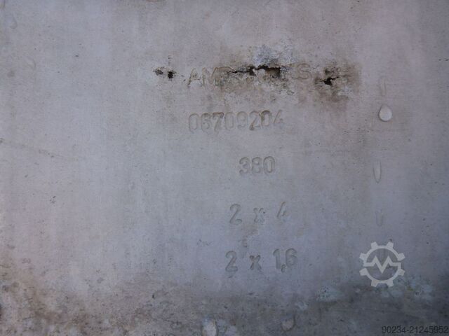 Mélangeur à palettes à double arbre Alco Food en acier inoxydable, volume total 330 L. ALCO FOOD MACHINES AMP 300-S