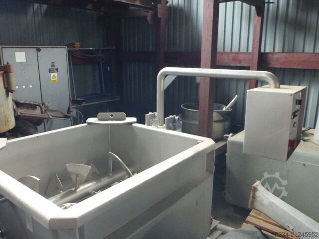 Mélangeur à palettes à double arbre Alco Food en acier inoxydable, volume total 330 L. ALCO FOOD MACHINES AMP 300-S