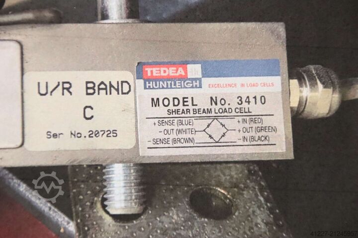 Nehézteher mérleg 8000 kg Tedea-Huntleigh 3410  2500/1250/H130 mm