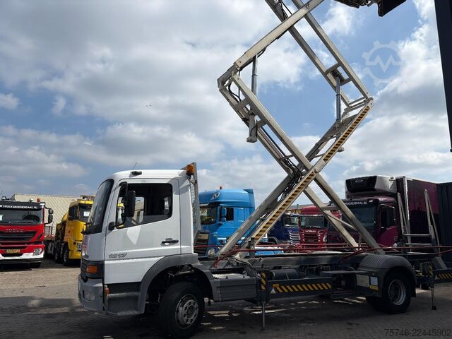 Cestino da lavoro Mercedes-Benz ATEGO 1317 + DOLL HOOGWERKER 10 meter + 3236 KM...