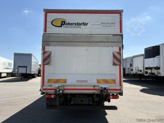 Φορτηγό πλατφόρμα με μουσαμά IVECO EUROCARGO 140E PLANE, LBW BÄR, EURO 6, KLIMA
