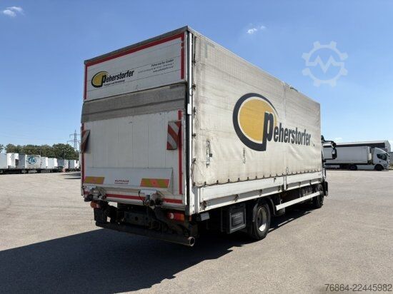 Φορτηγό πλατφόρμα με μουσαμά IVECO EUROCARGO 140E PLANE, LBW BÄR, EURO 6, KLIMA