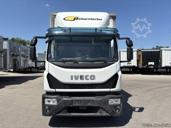 Φορτηγό πλατφόρμα με μουσαμά IVECO EUROCARGO 140E PLANE, LBW BÄR, EURO 6, KLIMA