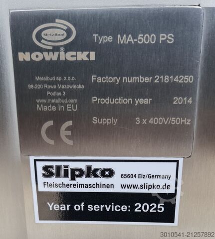 Vacuum Tumbler Nowicki MA 500 PS Nowicki MA 500 PS