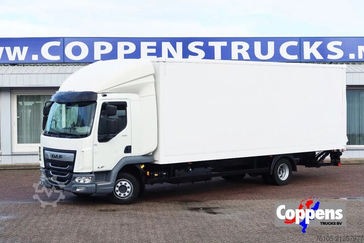 Box body DAF LF 45 .210 Bak + Dhollandia 1500 Kg klep + slaa...