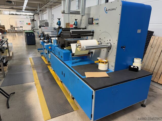 Máquina de acabamento e corte de etiquetas LEMORAU MEBR+ 400