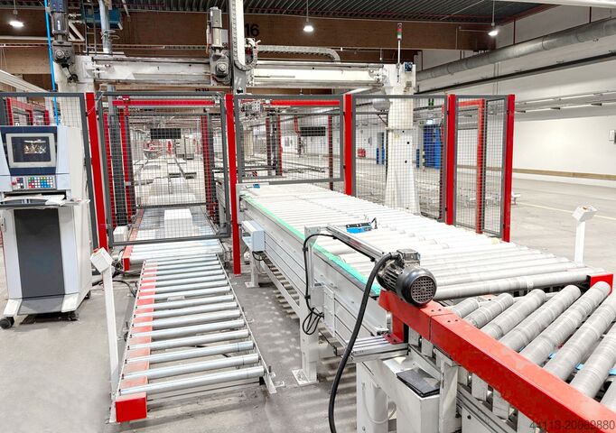 Formaat- en kantenlijmstraat - 4 zijden IMA + MEINERT 2 Combima II + P 415