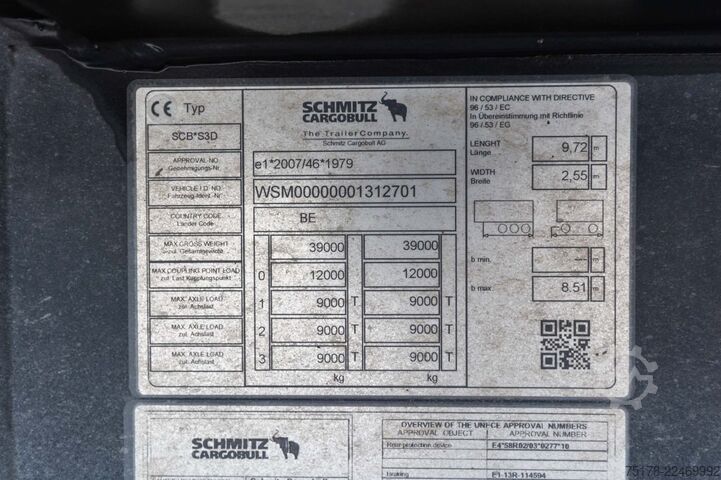 Damperli kamyon SCHMITZ SCB-S3D-ALU  - 10 VLN - 30 M3