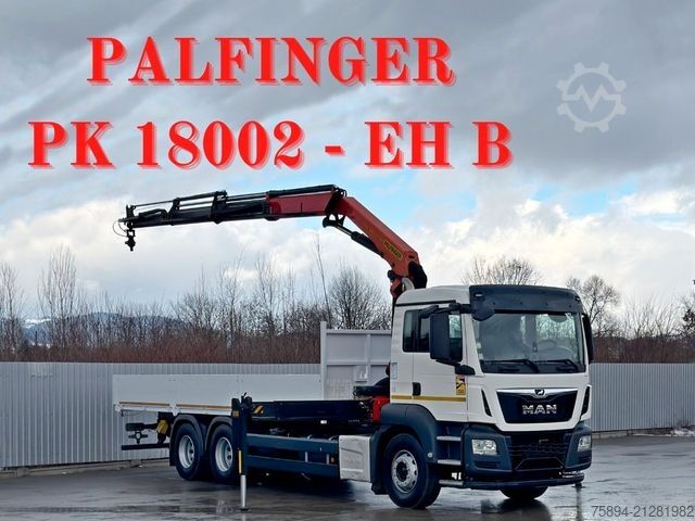 Teherautóra szerelt daru MAN TGS 26.360*PRITSCHE 7,60m *6x4 * KRAN/ FUNK