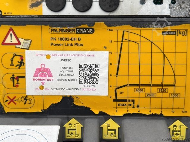 Teherautóra szerelt daru MAN TGS 26.360*PRITSCHE 7,60m *6x4 * KRAN/ FUNK