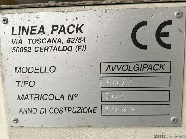 Plastfolieomslagningsmaskin LIGNEA PACK AVVOLGIPACK