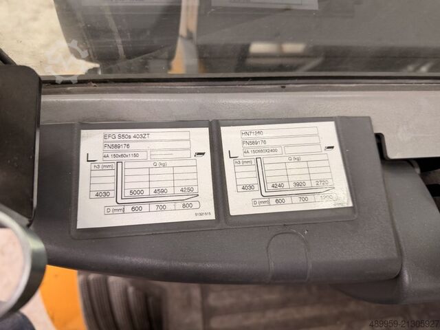 Electric 4-wheel forklift Jungheinrich EFG S50s