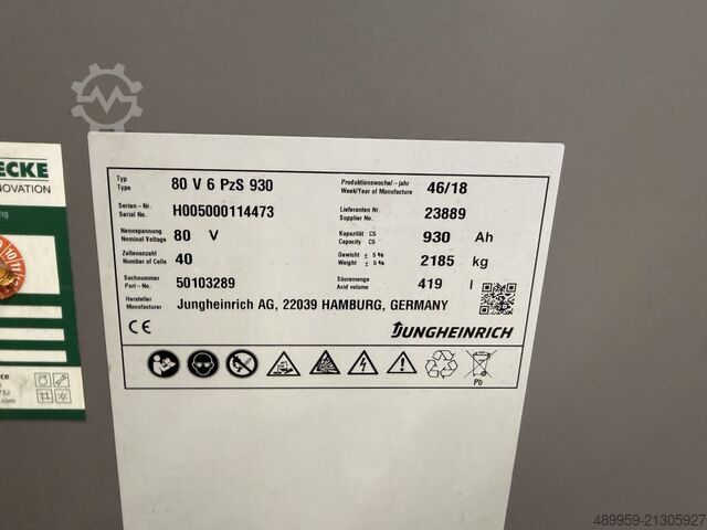 Electric 4-wheel forklift Jungheinrich EFG S50s