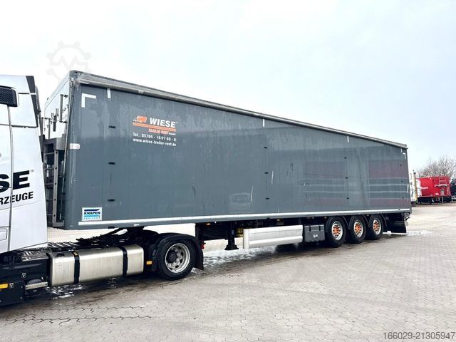 Walking floor semitrailer KNAPEN K100 Schubboden 92m³ 10mm Boden