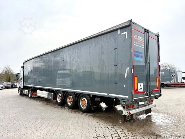 Walking floor semitrailer KNAPEN K100 Schubboden 92m³ 10mm Boden