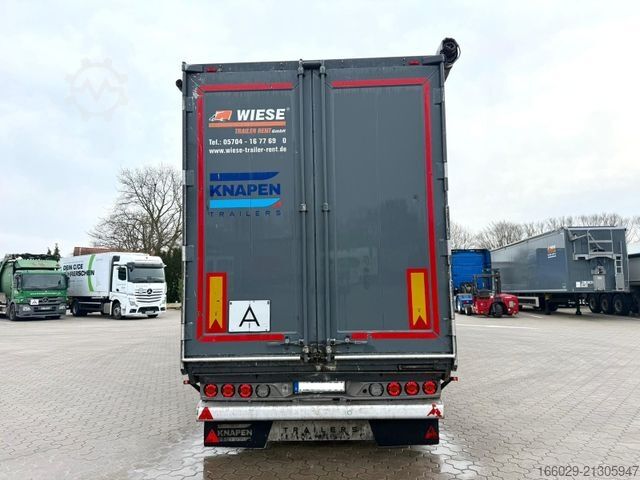 Walking floor semitrailer KNAPEN K100 Schubboden 92m³ 10mm Boden