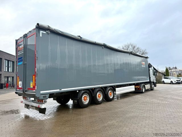 Walking floor semitrailer KNAPEN K100 Schubboden 92m³ 10mm Boden