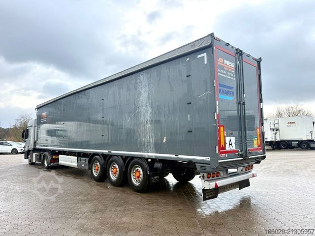 Walking floor semitrailer KNAPEN K100 Schubboden 92m³ 10mm Boden