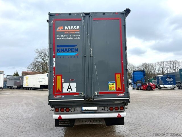 Walking floor semitrailer KNAPEN K100 Schubboden 92m³ 10mm Boden