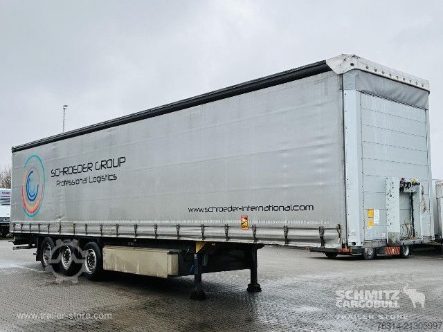 Open oplegger met zeil Schmitz Cargobull Curtainsider Coil Getränke