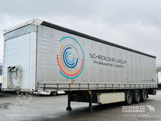 Open oplegger met zeil Schmitz Cargobull Curtainsider Coil Getränke