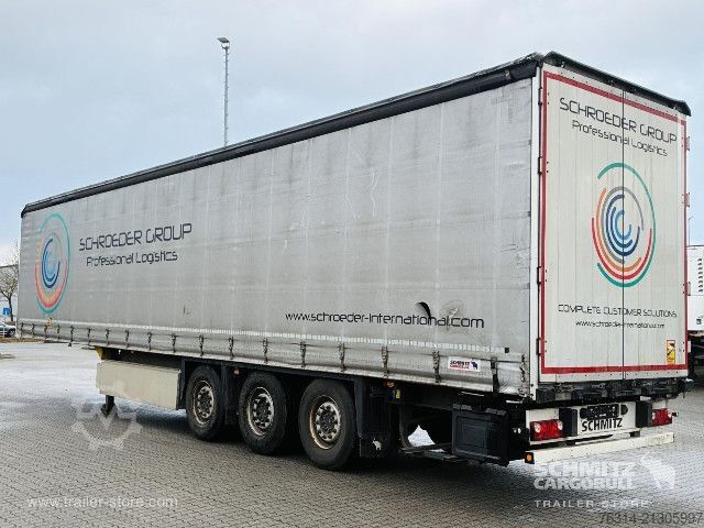 Open oplegger met zeil Schmitz Cargobull Curtainsider Coil Getränke