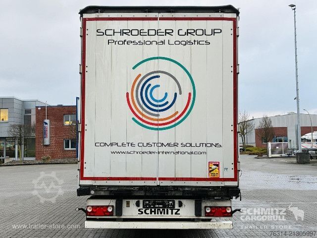 Open oplegger met zeil Schmitz Cargobull Curtainsider Coil Getränke