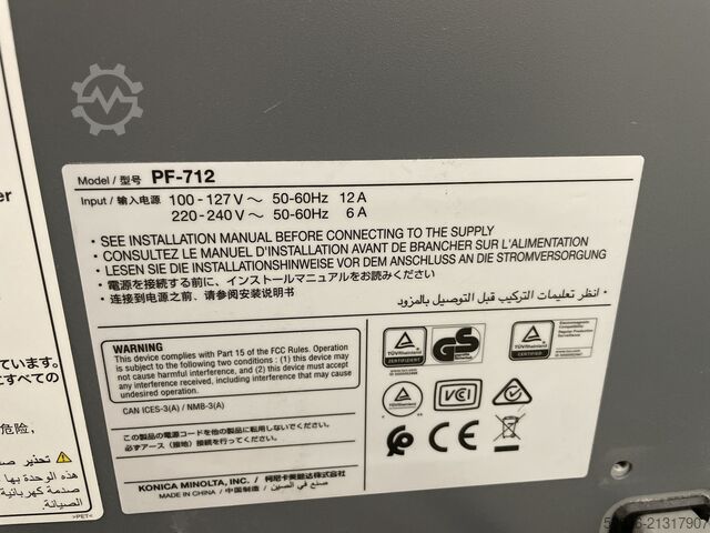 Digital print machine Konica Minolta AccurioPress C12000