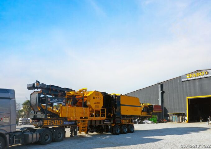 Knuseenhed FABO Mobile Jaw Crusher Mobile Jaw Crusher MJK-110