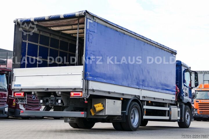 Jeřáb na nákladním automobilu MERCEDES-BENZ Actros 1836 Stahl Transport Kran Fassi F125 Funk