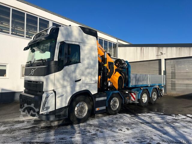 Vrachtauto met open laadbak VOLVO FH 540 8x2 EFFER Kran Sattelzugmaschine