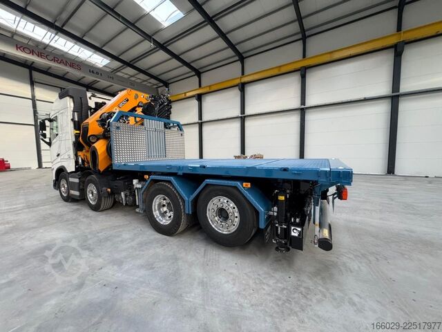 Vrachtauto met open laadbak VOLVO FH 540 8x2 EFFER Kran Sattelzugmaschine