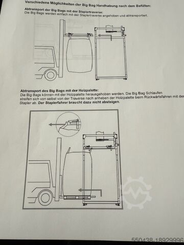 Dispositif de remplissage de Big Bag Big Bag Systems Typ 66.00.00.00