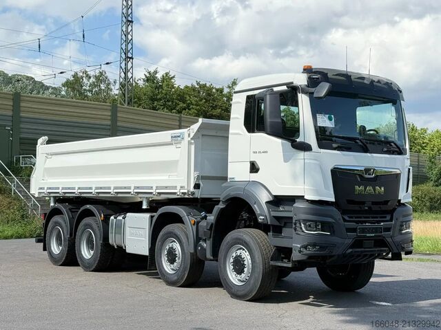 Avfallsbil MAN TGS 35.480 MAN TGS 35.480 8x6 EuromixMTP 3-Seit...