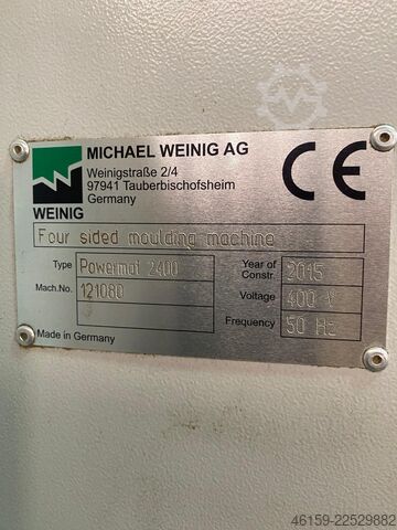 Maşină de profilat Weinig Powermat 2400  (7 spindle 50mm)