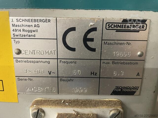 Mașină de ascuțit SCHNEEBERGER CENTROMAT not RONDAMAT WEINIG