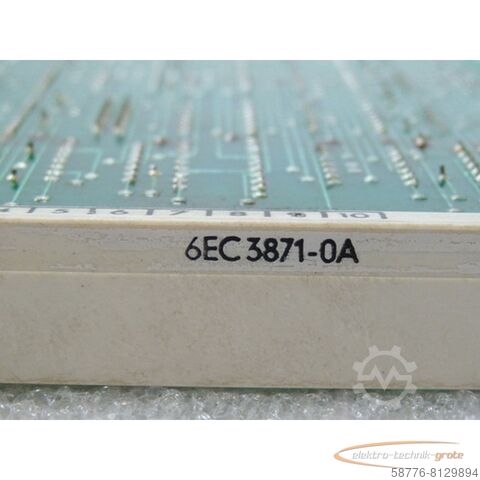 Componente Siemens Siemens 6EC3871-0A Simatic Card