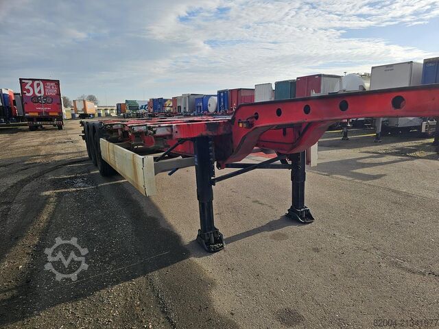 Containervervoer KRONE SD 27| SAF INTRADISC | SUPER SLIDING.| BELGIUM ...