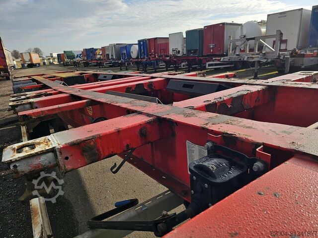 Containervervoer KRONE SD 27| SAF INTRADISC | SUPER SLIDING.| BELGIUM ...