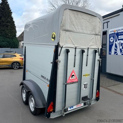 Prikolica za prevoz konja HUMBAUR Alu Single 1,5 er # 100 km/h Zulassung