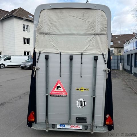 Prikolica za prevoz konja HUMBAUR Alu Single 1,5 er # 100 km/h Zulassung