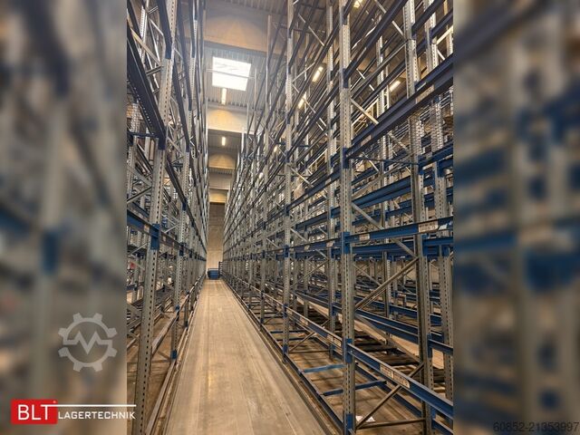 Teški industrijski regal, industrijski regal, visoki regal SSI Schäfer PR600 – 14,10 lfm, Höhe 4,9m Boden + 2 Ebenen | Fachlast bis 3500 kg