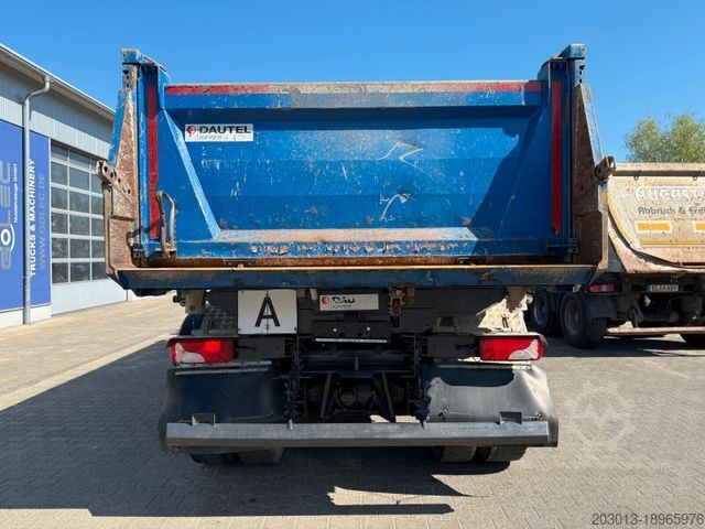 Camion ribaltabile trilaterale SCANIA P 410 8x4 Dreiseitenkipper DAUTEL