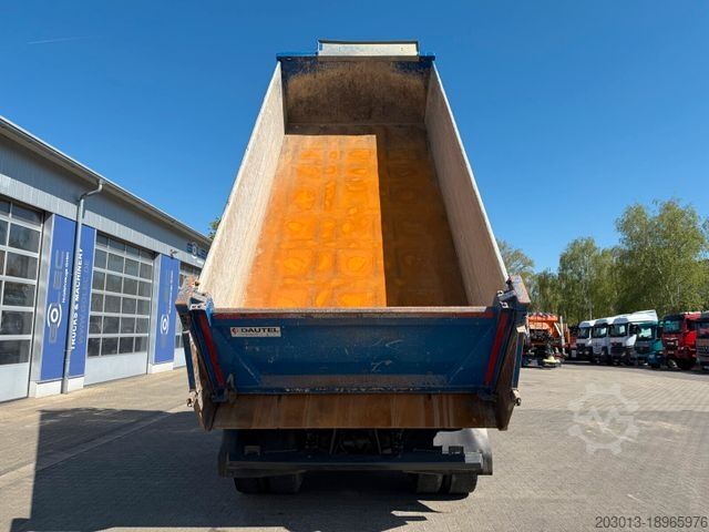 Camion ribaltabile trilaterale SCANIA P 410 8x4 Dreiseitenkipper DAUTEL