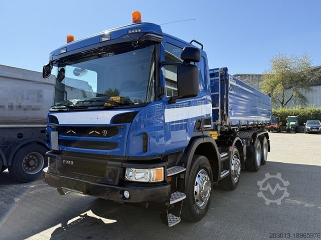 Camion ribaltabile trilaterale SCANIA P 410 8x4 Dreiseitenkipper DAUTEL
