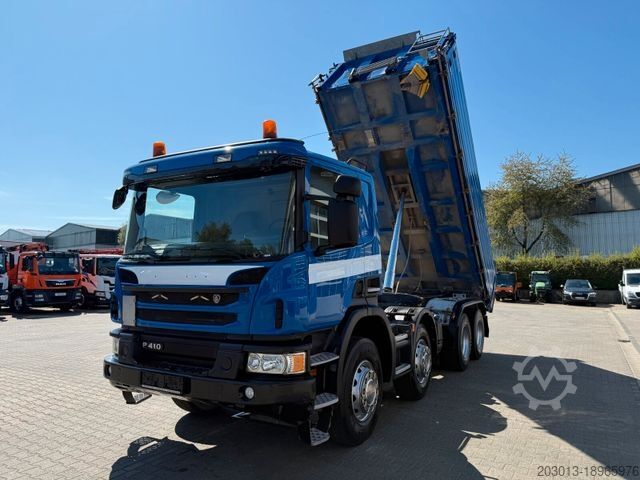 Camion ribaltabile trilaterale SCANIA P 410 8x4 Dreiseitenkipper DAUTEL